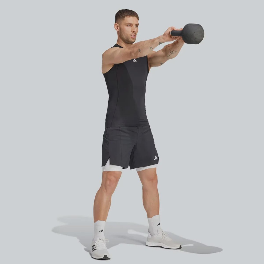 Imagem 3 do produto Camiseta Regata Adidas Treino Techfit Masculina