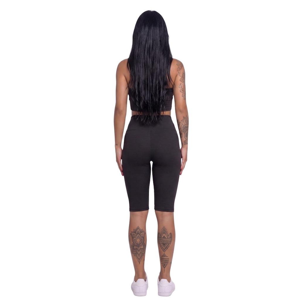 Imagem 3 do produto Conjunto Esportivo Top Tube Faixa e Bermudão Vekyo Feminino