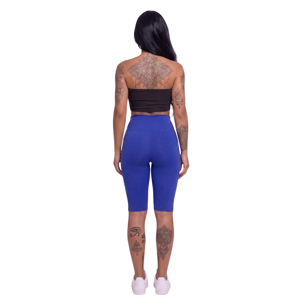 Imagem 3 do produto Conjunto Esportivo Top Tube Faixa e Bermudão Vekyo Feminino