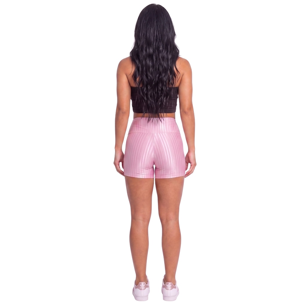 Imagem 3 do produto Conjunto Esportivo Fitness Top Tube Faixa e Short New Zig Vekyo Feminino