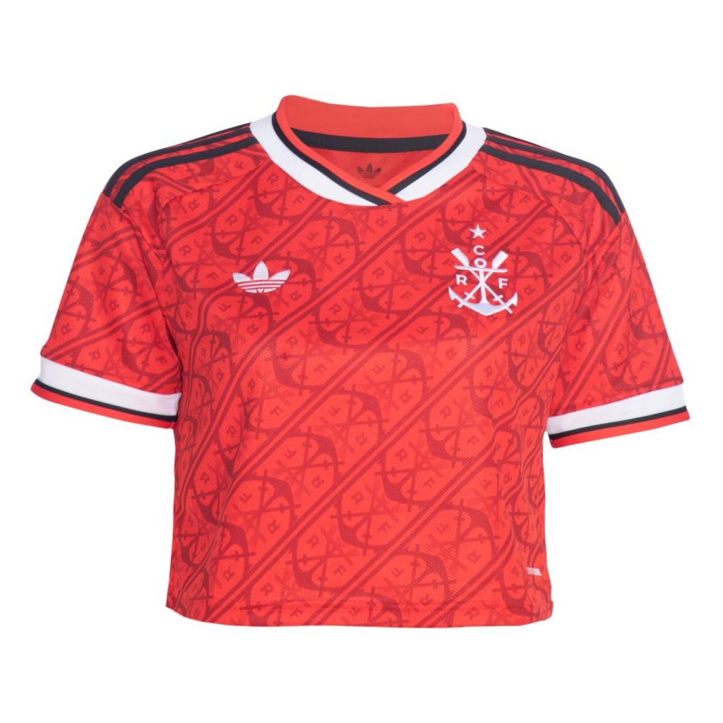 Imagem 1 do produto Blusa Cropped do Flamengo III 2026/27 adidas Feminina