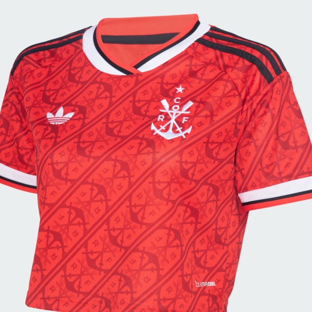 Imagem 5 do produto Blusa Cropped do Flamengo III 2026/27 adidas Feminina