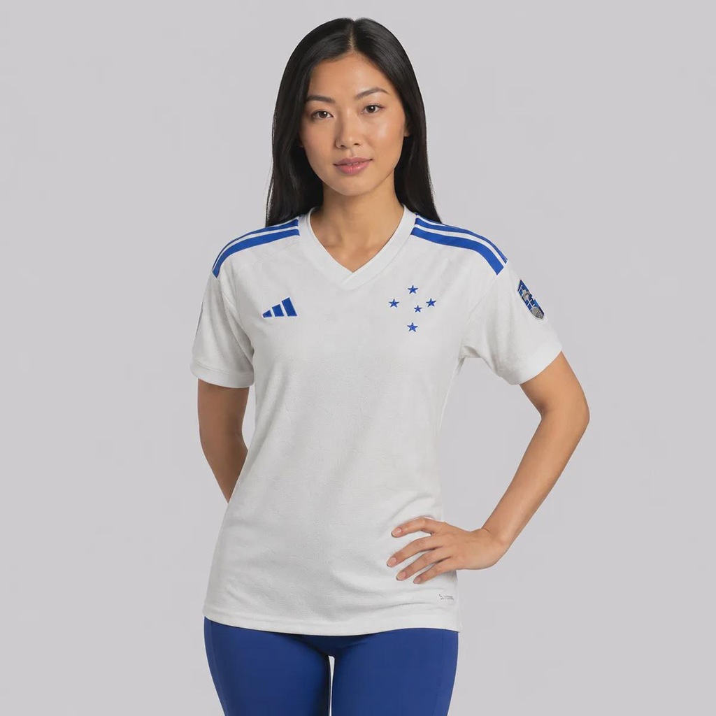 Camisa do Cruzeiro II 26/27 Patch Libertadores Adidas Feminina - Foto 1
