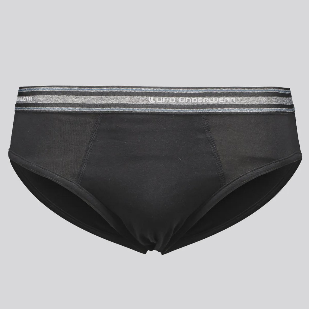 Imagem 5 do produto Kit Cueca Slip Lupo Algodão Com Elastano - 4 Unidades