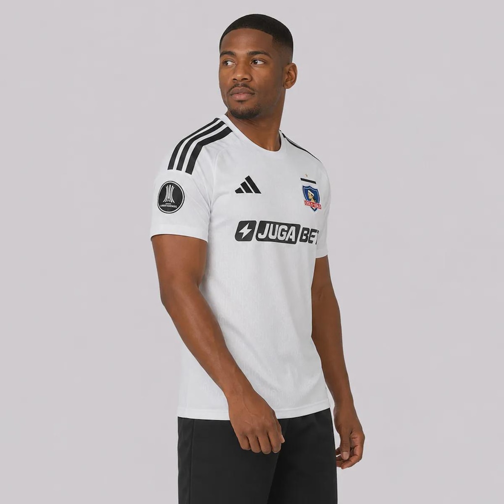 Imagem 2 do produto Camisa Colo-Colo Home 26/27 Patch Libertadores adidas Masculina