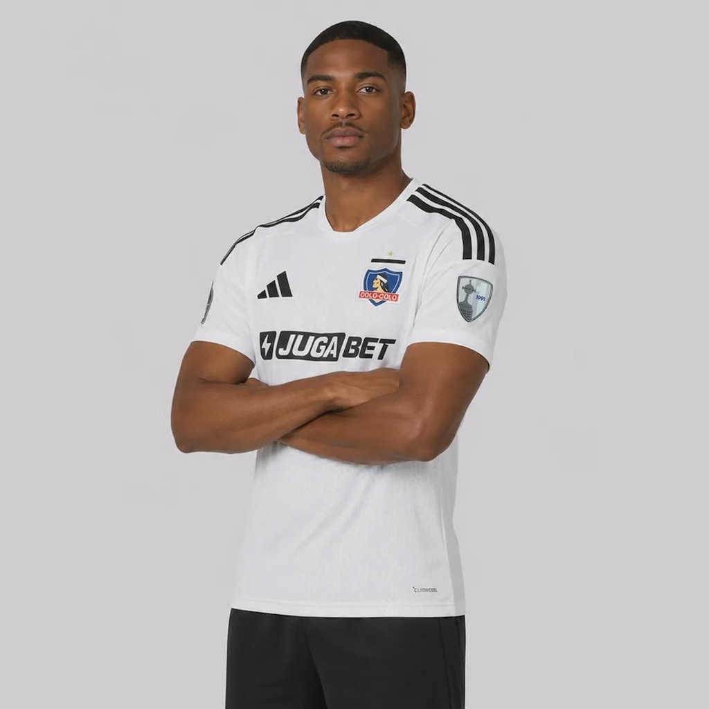 Imagem 3 do produto Camisa Colo-Colo Home 26/27 Patch Libertadores adidas Masculina