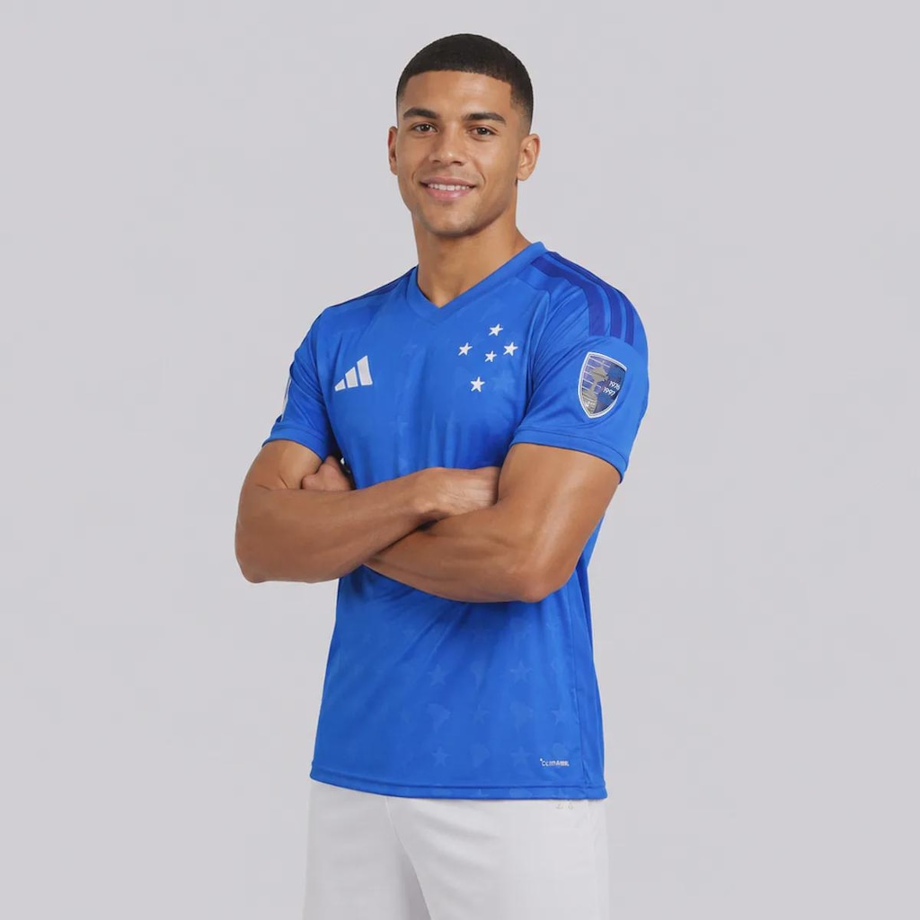 Imagem 3 do produto Camisa do Cruzeiro I 26/27 Patch Libertadores adidas Masculina
