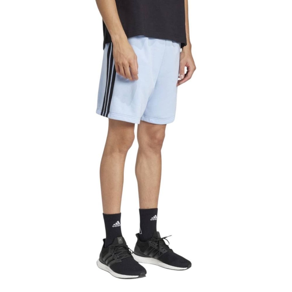 Imagem 3 do produto Shorts adidas Essentials 3 Stripes French Terry Masculino