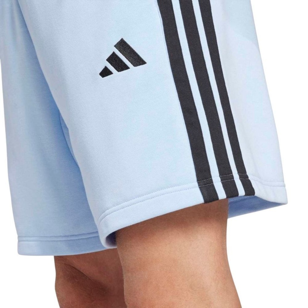 Imagem 4 do produto Shorts adidas Essentials 3 Stripes French Terry Masculino