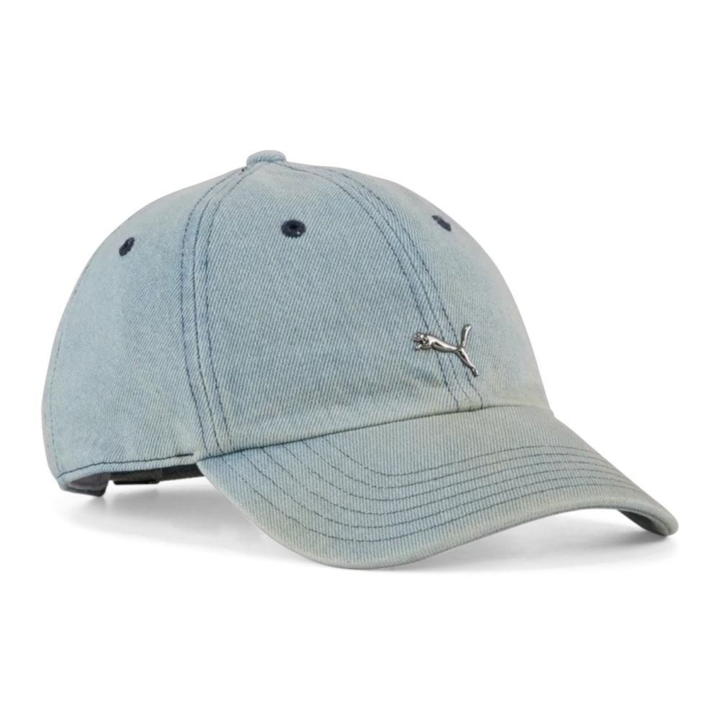 Imagem 1 do produto Boné Unissex Puma Wardrobe Essentials Metal Dad Aba Curva