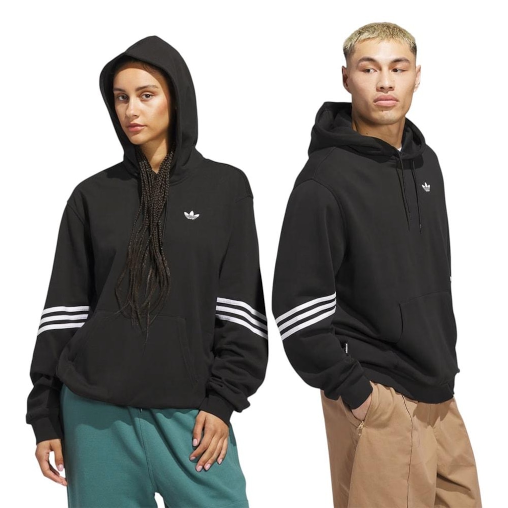 Imagem 4 do produto Blusão de Moletom adidas Canguru Skateboarding Classics Unissex