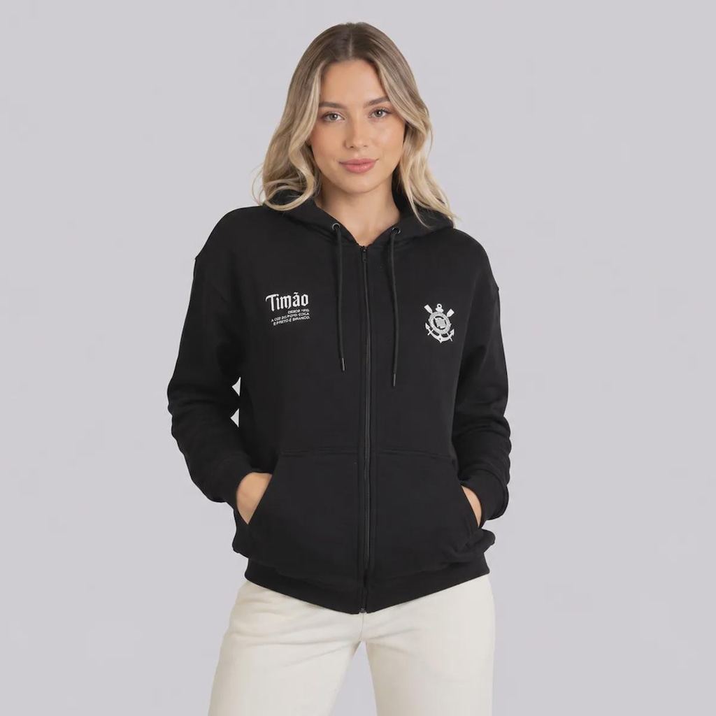 Imagem 1 do produto Jaqueta do Corinthians Luz da Fiel Feminina