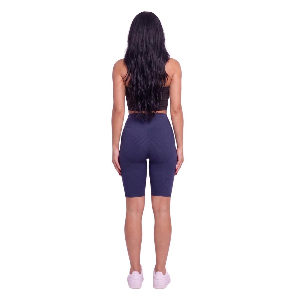 Imagem 3 do produto Conjunto Esportivo Top Tube Faixa e Bermudinha Suplex Vekyo Feminino