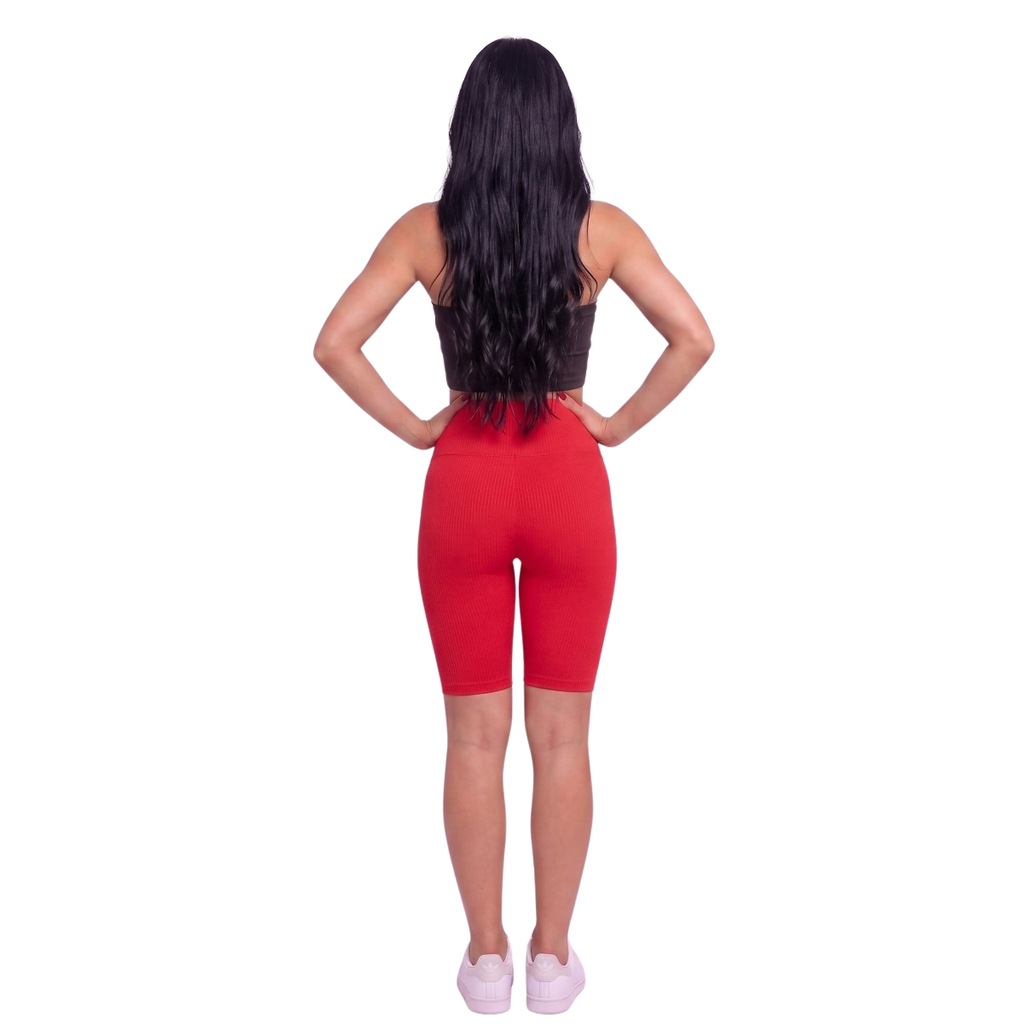 Imagem 3 do produto Conjunto Esportivo Top Tube Faixa e Bermudinha Suplex Vekyo Feminino
