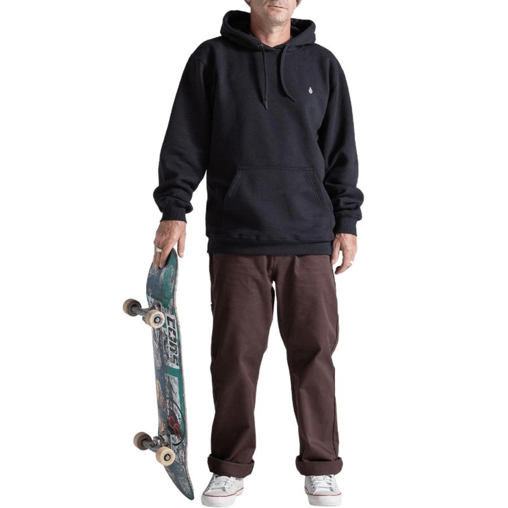 Imagem 3 do produto Blusão de Moletom Volcom Canguru Single Stone - Masculino