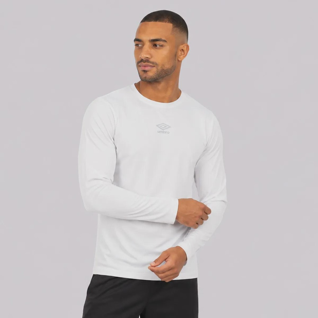 Imagem 2 do produto Camisa Térmica Umbro Diamond Touch Manga Longa UV50+ Masculina