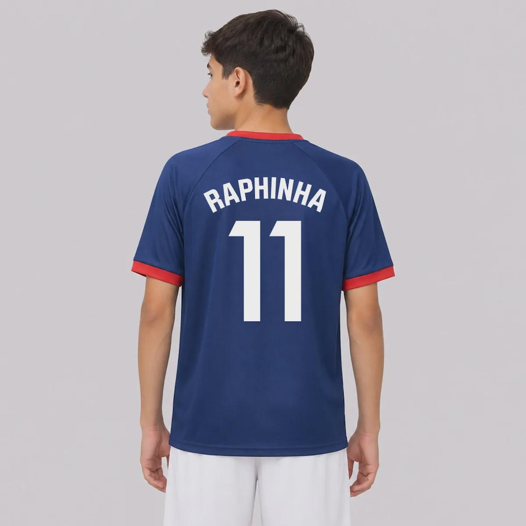 Imagem 1 do produto Camisa Barcelona Rivales 11 Raphinha Infantil