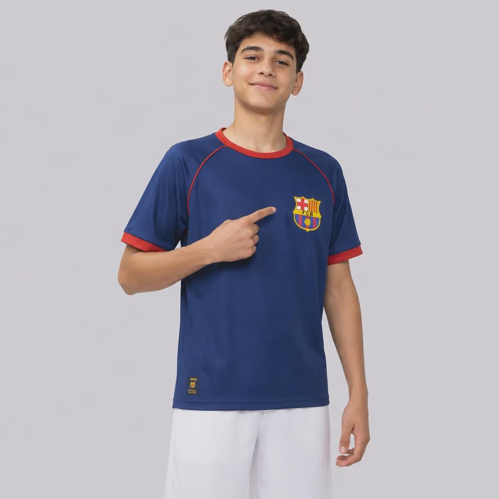 Imagem 4 do produto Camisa Barcelona Rivales 11 Raphinha Infantil