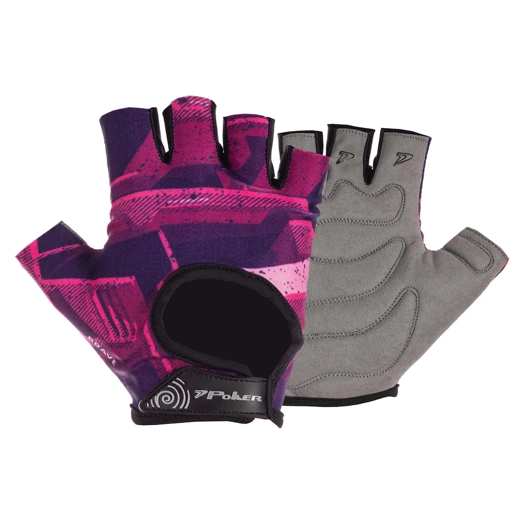 Imagem 1 do produto Luva Poker Gel Musculação Slim Brave Feminina