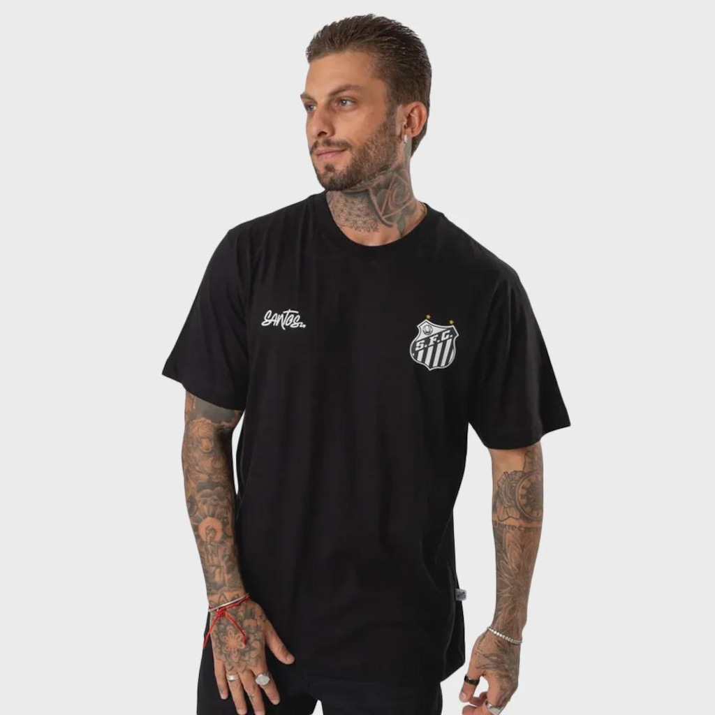 Imagem 2 do produto Camiseta do Santos Sempre Santos Surf Center Oversized Masculina