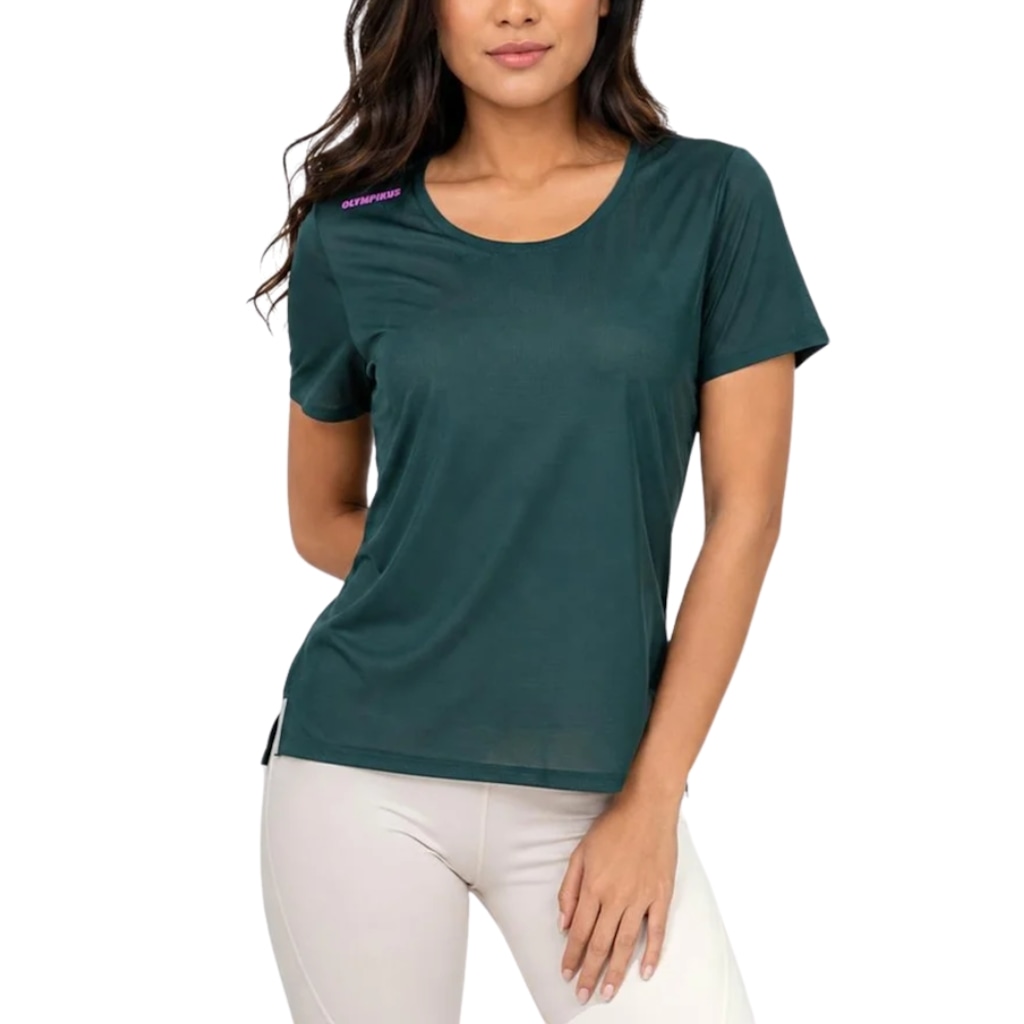 Imagem 1 do produto Camiseta Olympikus Corre Foco - Feminina