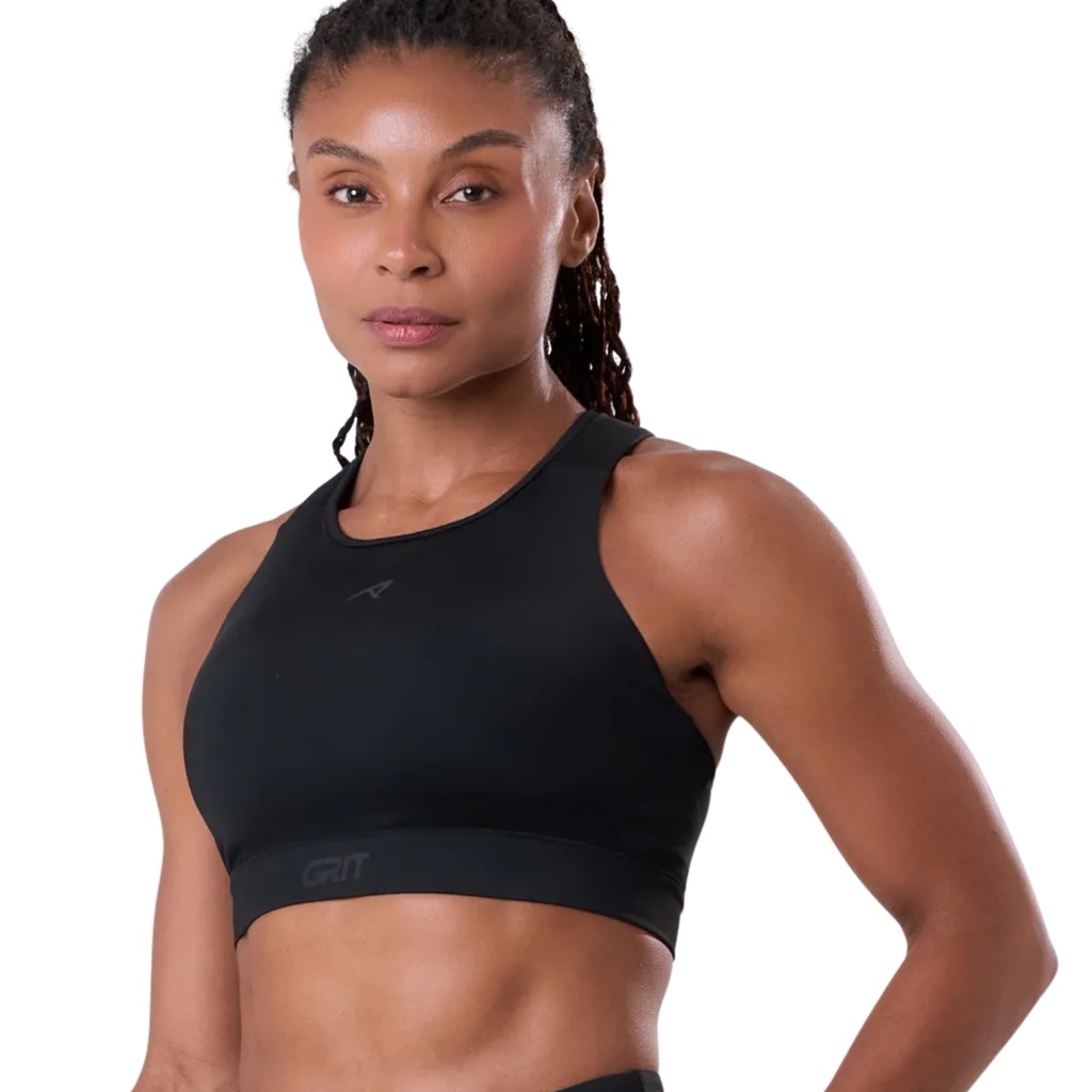 Imagem 1 do produto Top Esportivo Authen Grit Bossa Ajustável 1 Bolso Nadador Feminino