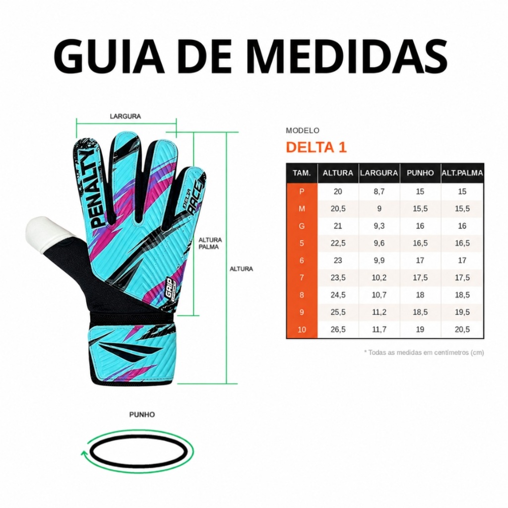 Imagem 4 do produto Luva de Goleiro Penalty Delta Race XXIV