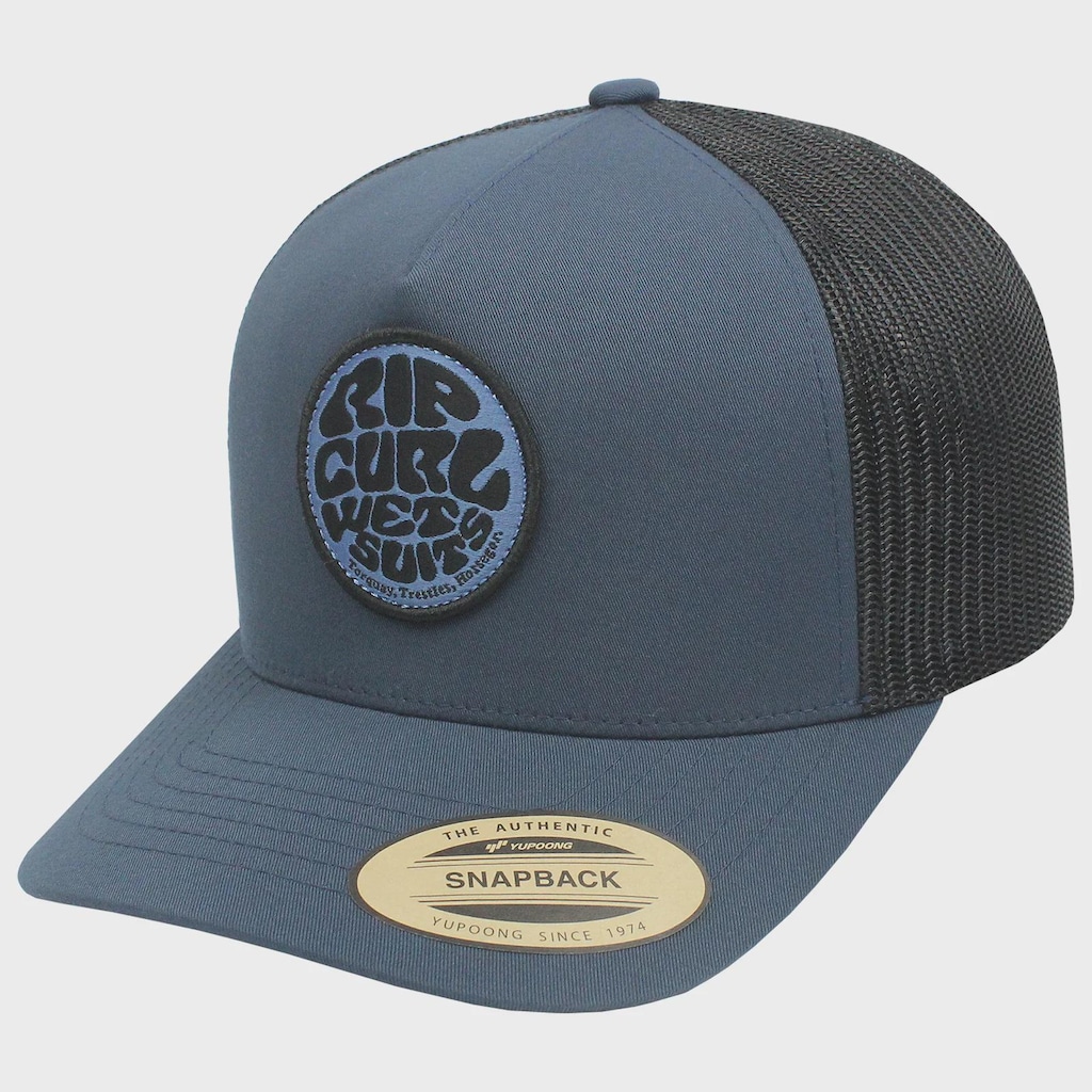 Imagem 1 do produto Boné Masculino Rip Curl Wetsuit Icon Trucker Black Navy Importado - Aba Curva