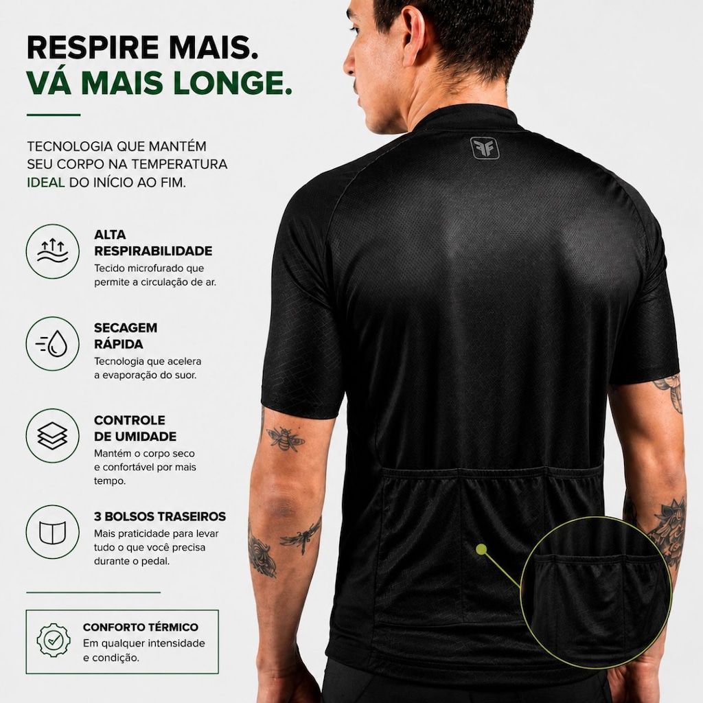 Imagem 2 do produto Camisa Free Force Basic Phantom Masculina