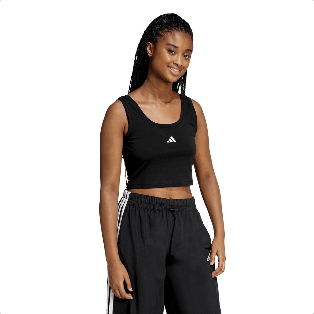 Imagem 1 do produto Camiseta Regata adidas Essentials Lifestyle Logo Pequeno Feminina