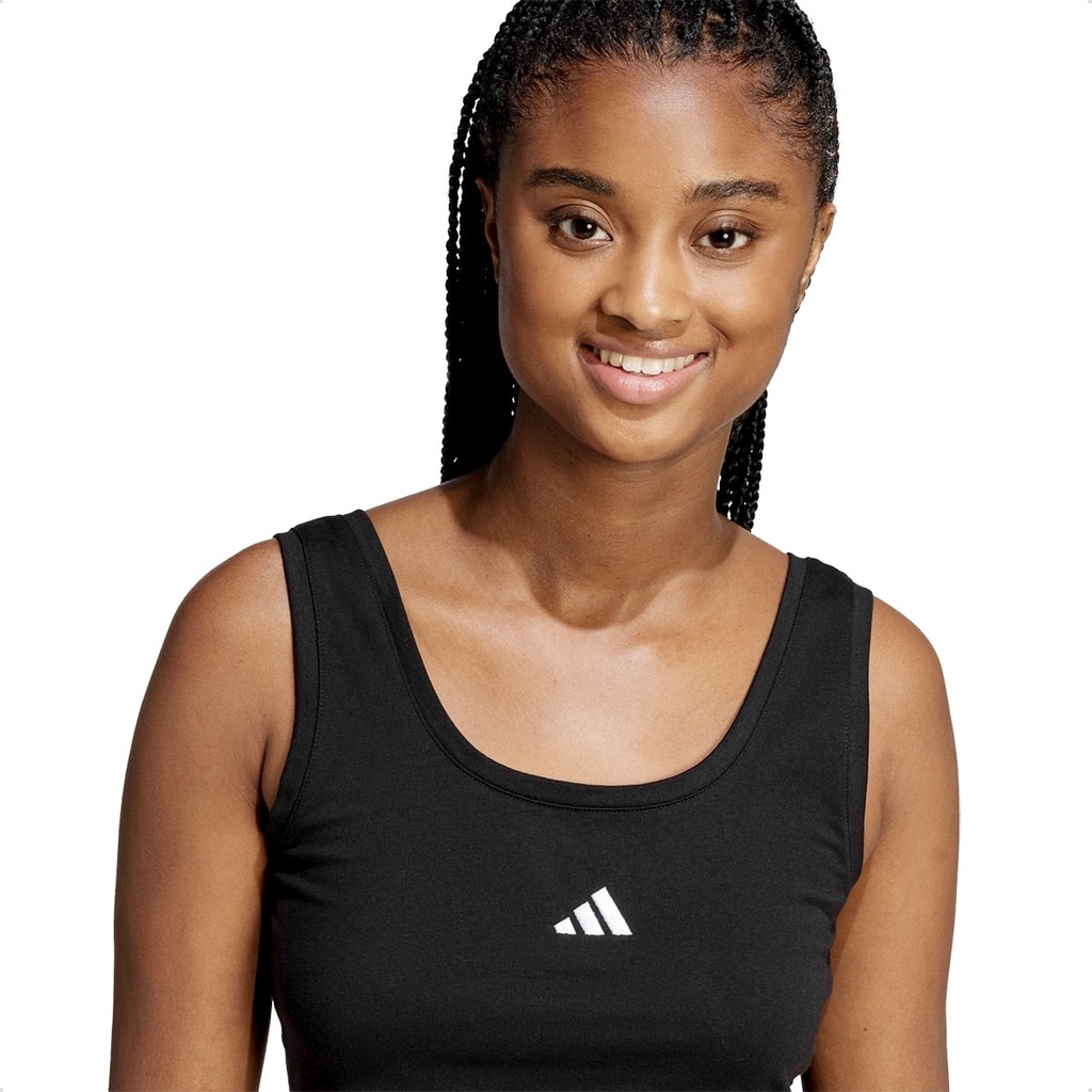 Imagem 3 do produto Camiseta Regata adidas Essentials Lifestyle Logo Pequeno Feminina