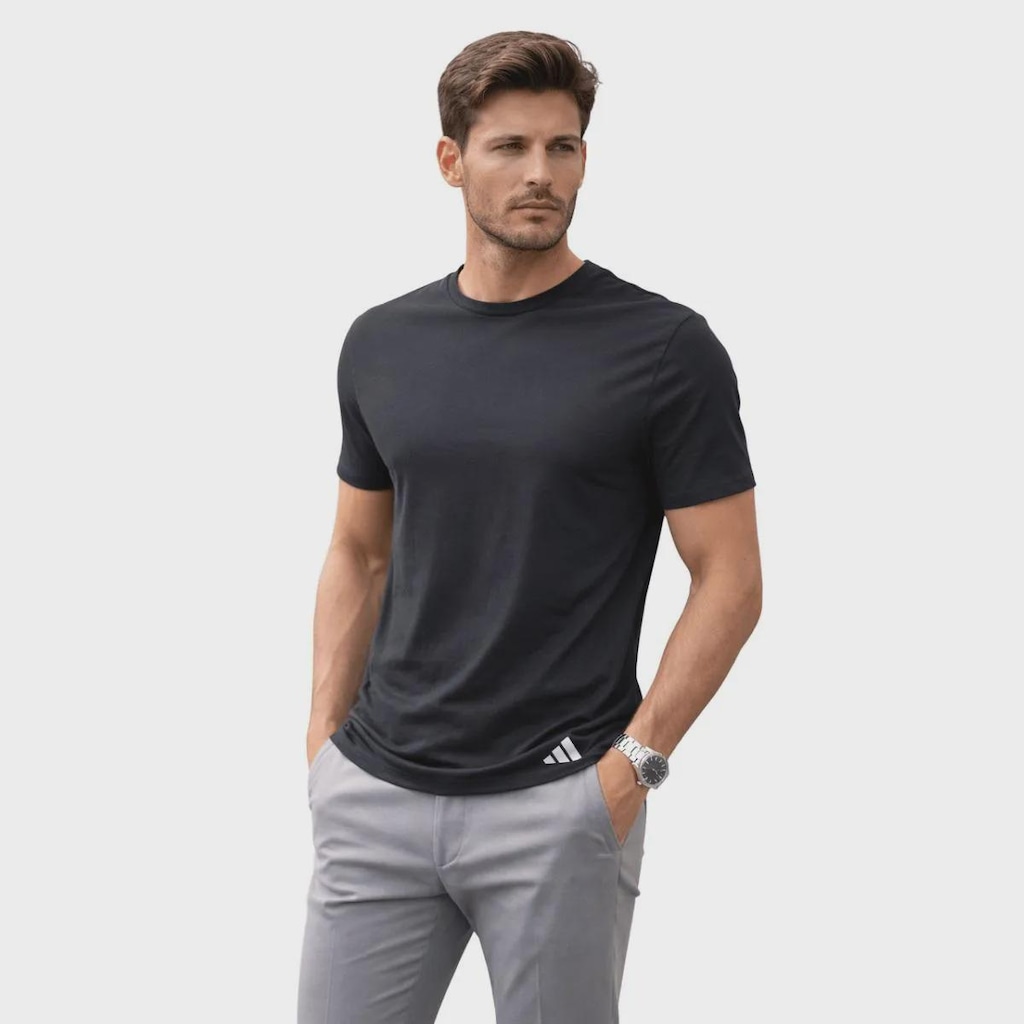 Imagem 1 do produto Camiseta Slim Manga Curta Básica adidas Masculina
