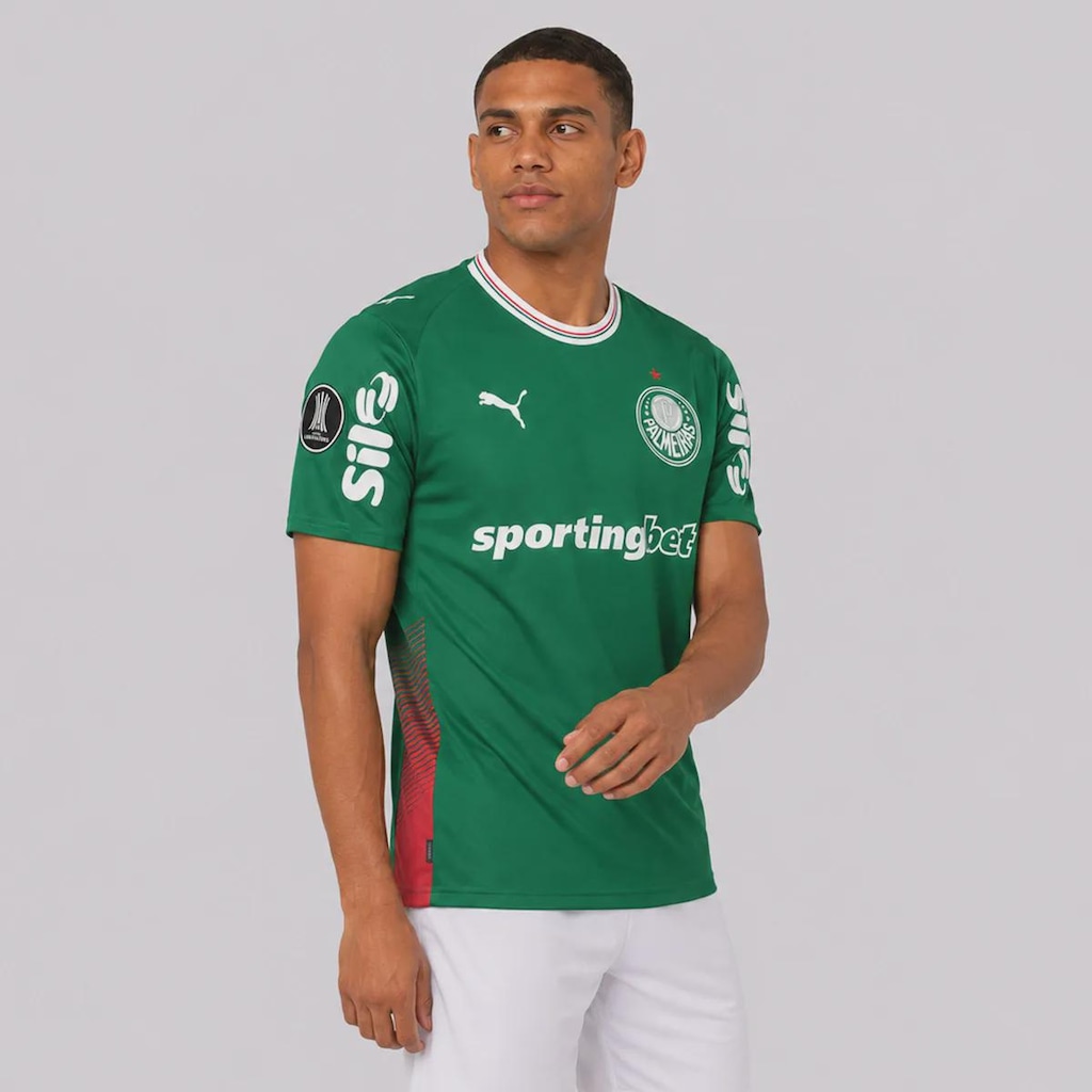 Imagem 2 do produto Camisa do Palmeiras I 26/27 Patch Libertadores Puma Masculina