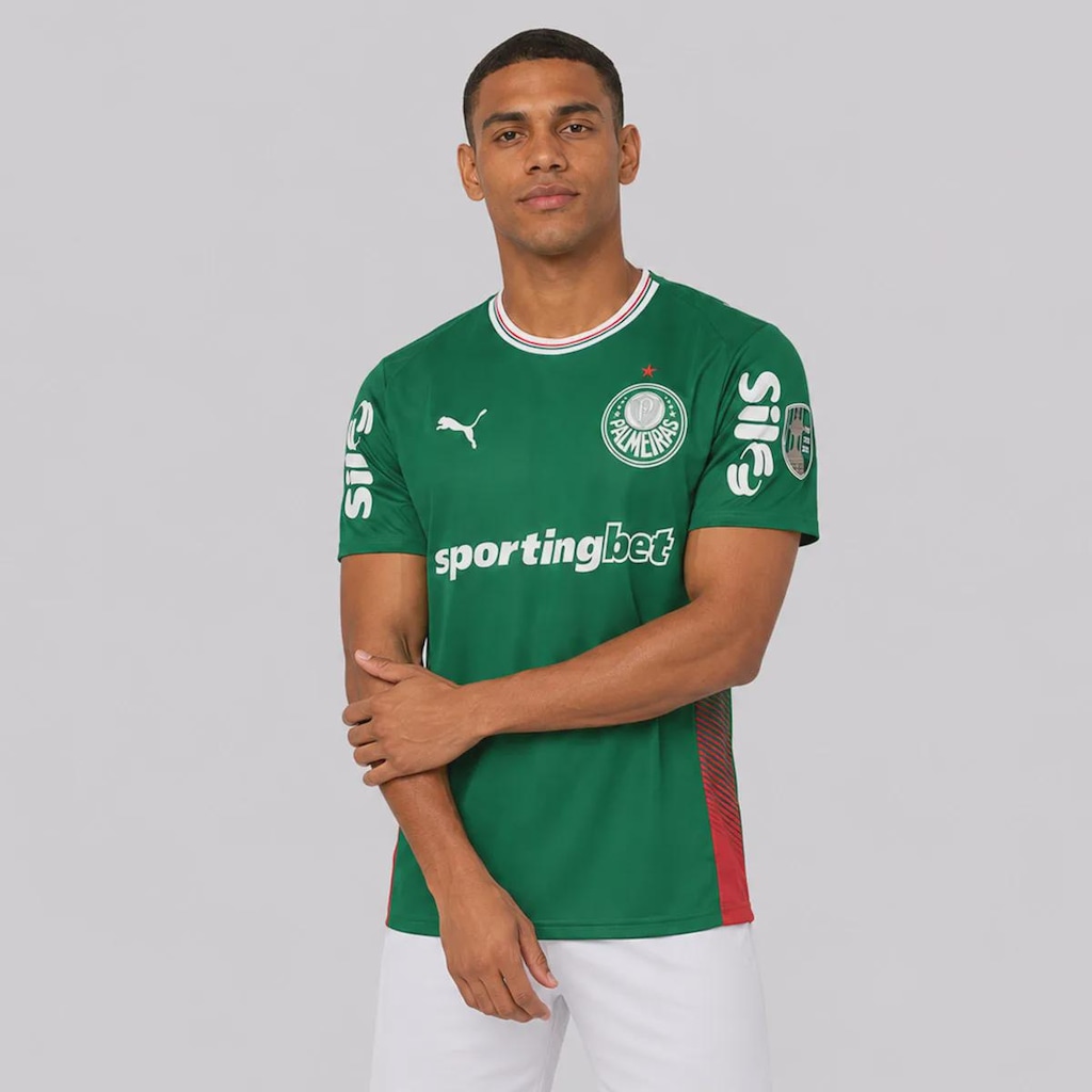 Imagem 3 do produto Camisa do Palmeiras I 26/27 Patch Libertadores Puma Masculina