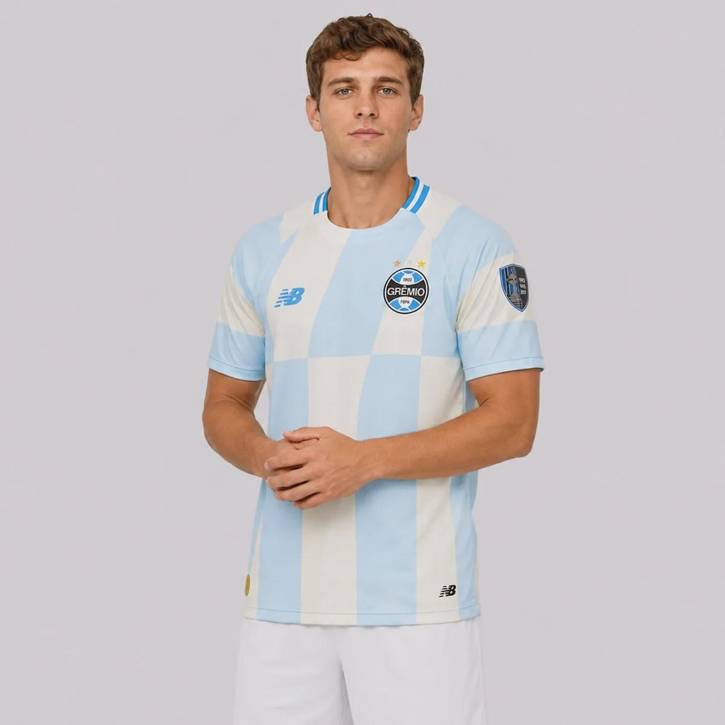 Imagem 3 do produto Camisa do Grêmio II 26/27 Patch Libertadores New Balance Masculina