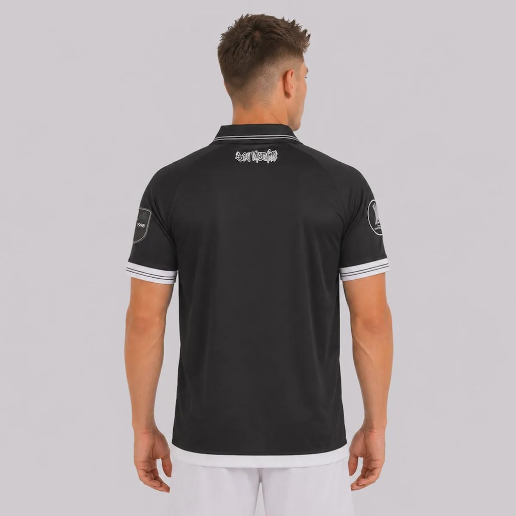 Imagem 4 do produto Camisa do Vasco I 25/26 Patch Libertadores Kappa Masculina