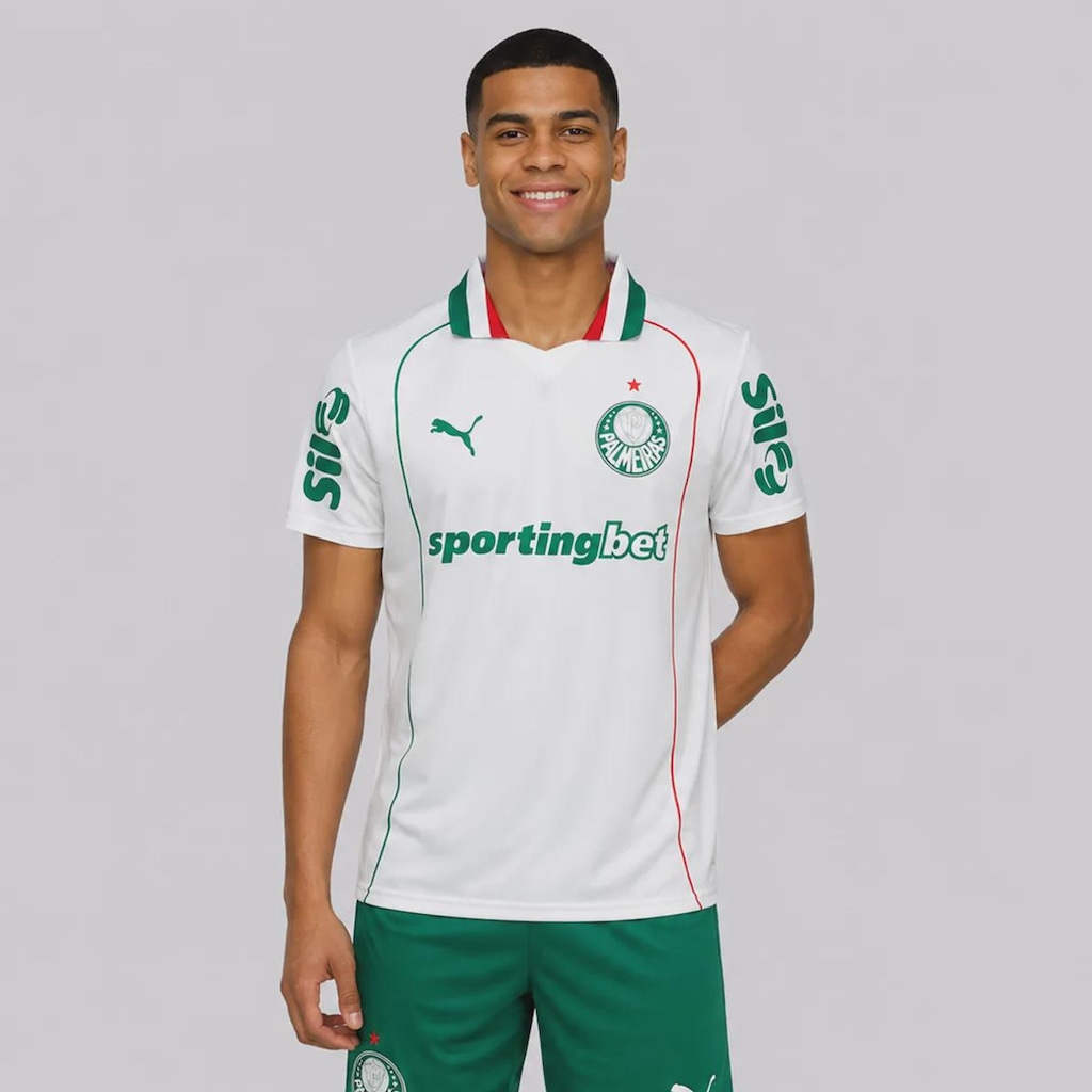 Imagem 1 do produto Camisa do Palmeiras II 26/27 Estádio Patch Libertadores Puma Masculina
