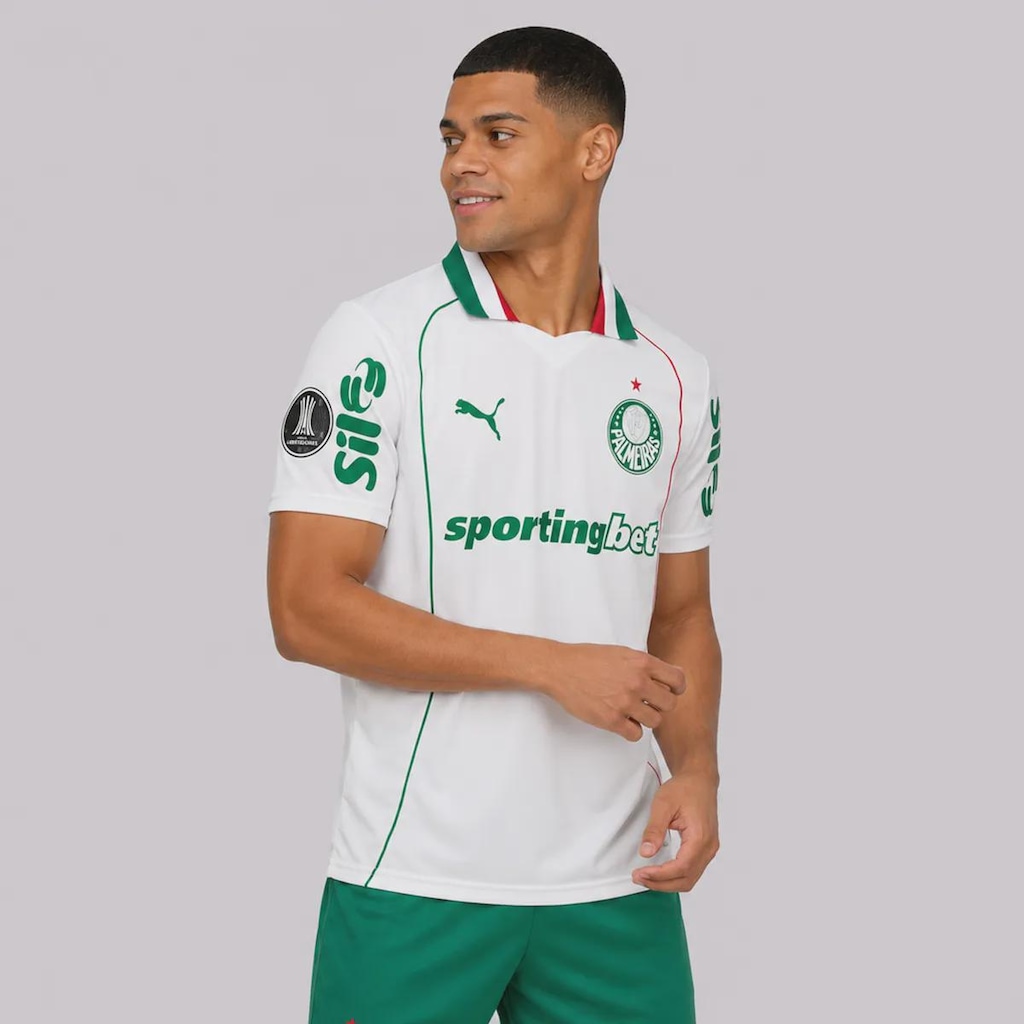 Imagem 2 do produto Camisa do Palmeiras II 26/27 Estádio Patch Libertadores Puma Masculina