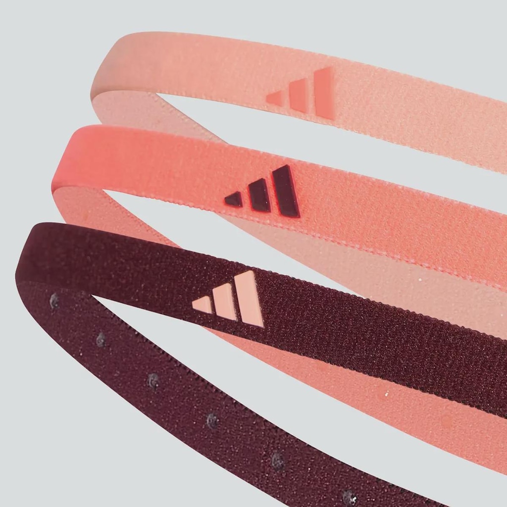 Imagem 2 do produto Kit 3 Faixa de Cabeça adidas Hairband - Adulto