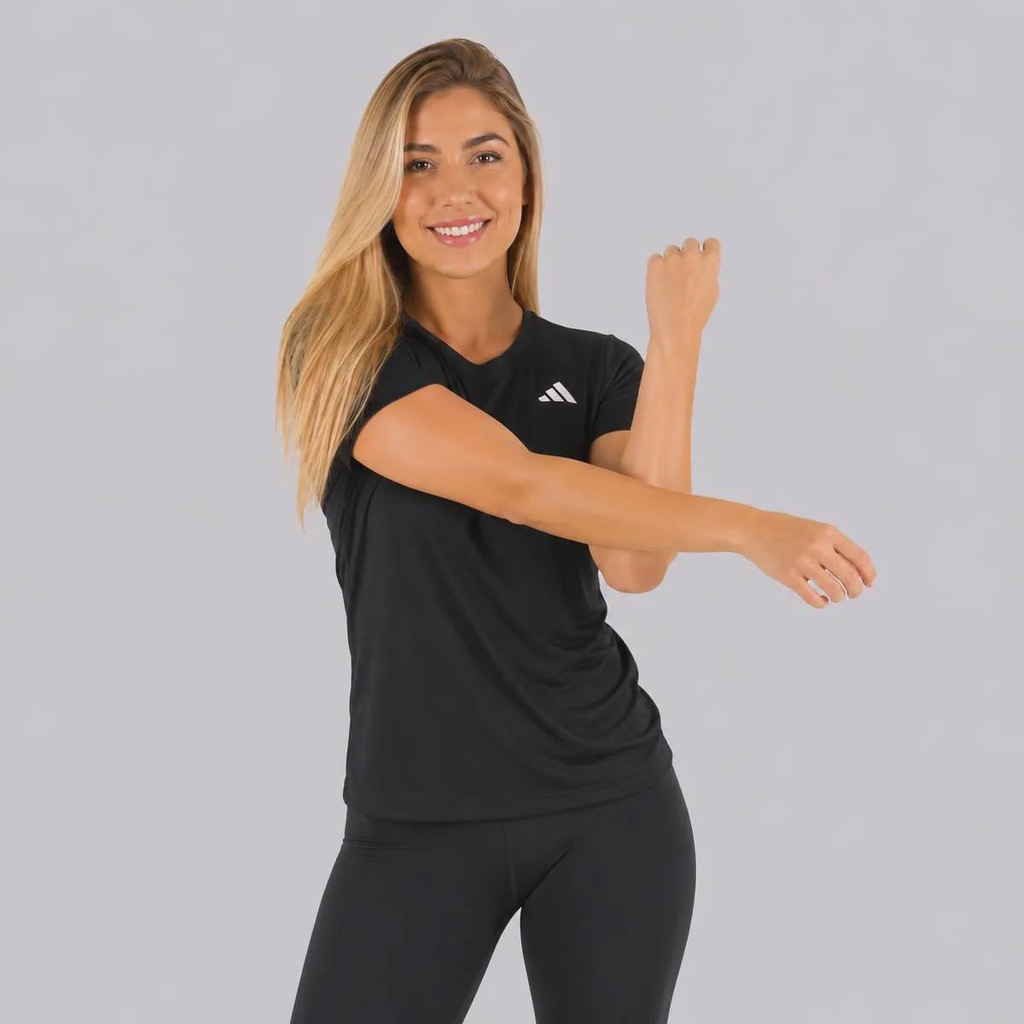 Imagem 2 do produto Camiseta adidas Treino 3 Listras Feminina
