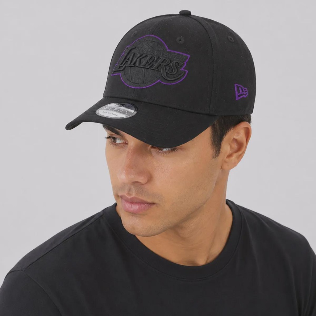 Imagem 5 do produto Boné  Unissex New Era Los Angeles Lakers 940 Outline NBA Aba Curva