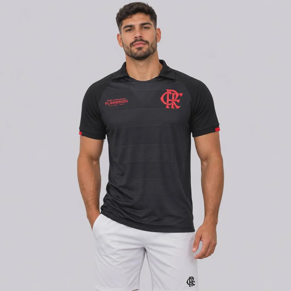 Imagem 3 do produto Camisa Polo Flamengo Passagem Masculina