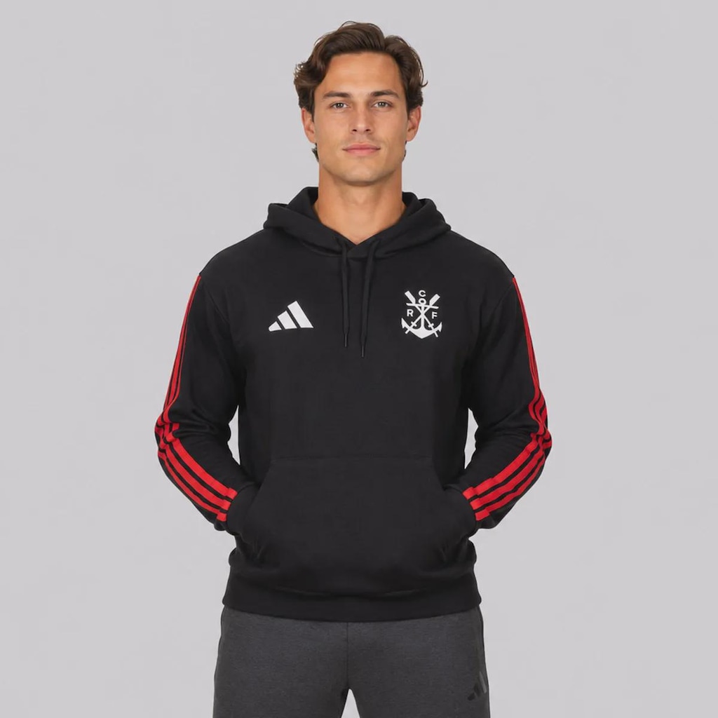 Imagem 1 do produto Blusão de Moletom do Flamengo adidas DNA Masculino