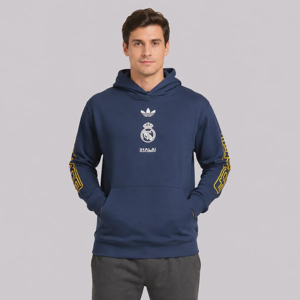 Imagem 1 do produto Blusão de Moletom Real Madrid Lifestyler adidas Masculino
