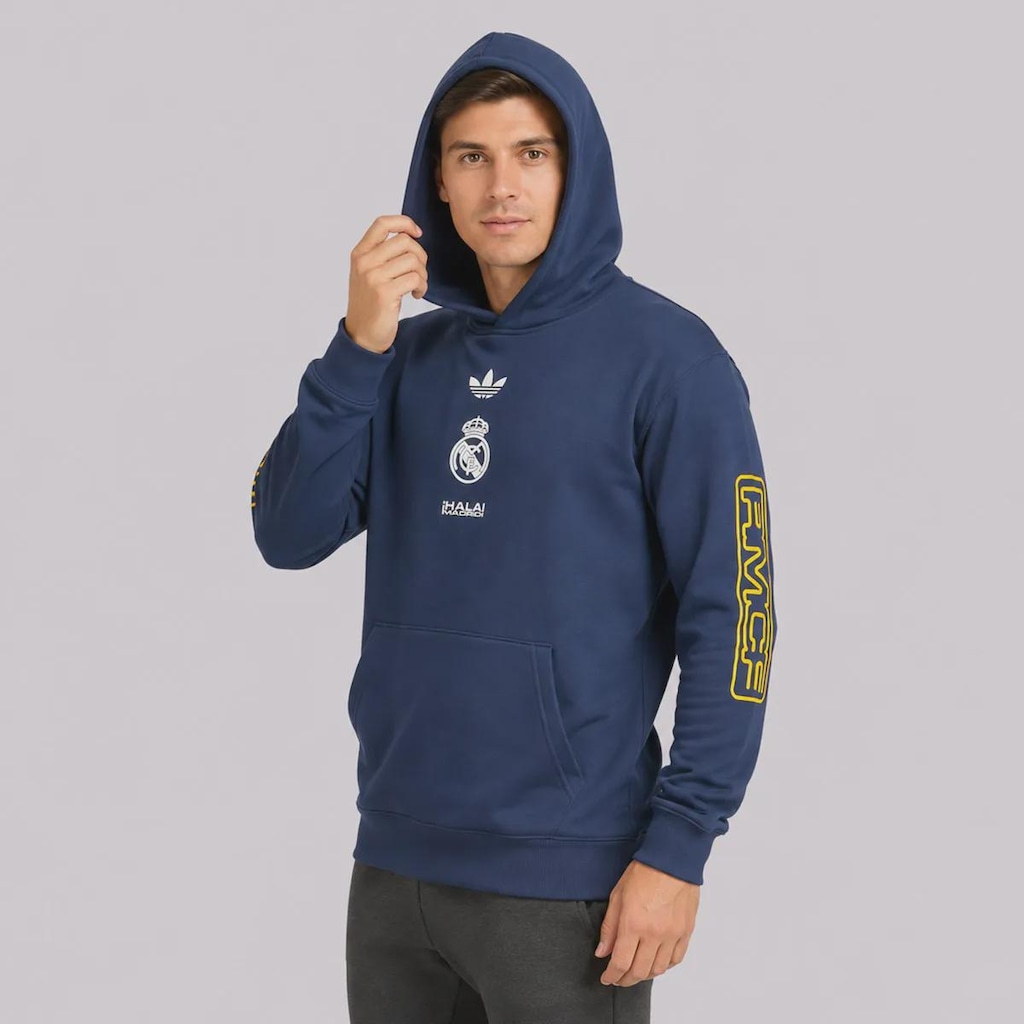 Imagem 2 do produto Blusão de Moletom Real Madrid Lifestyler adidas Masculino