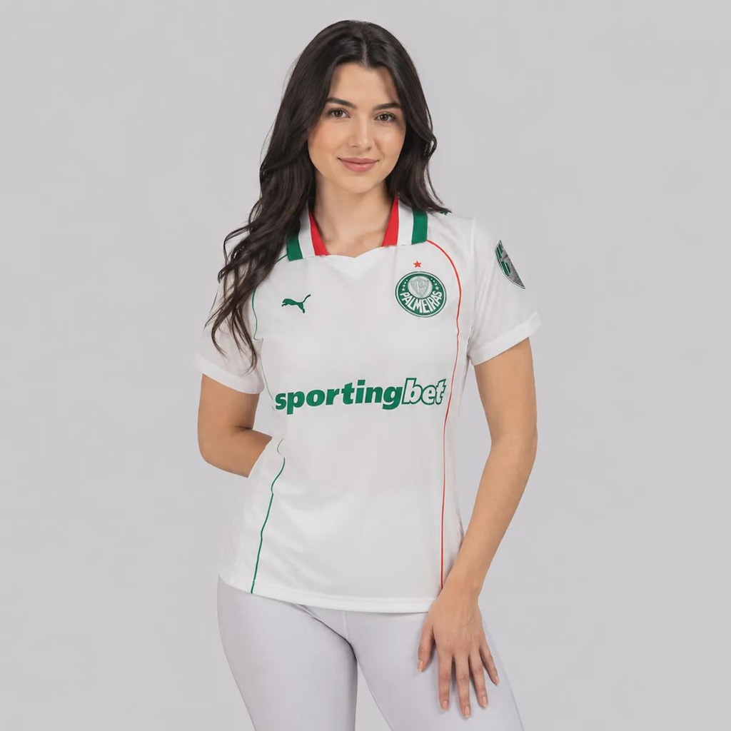 Imagem 1 do produto Camisa do Palmeiras II 26/27 Patch Libertadores Puma Feminina