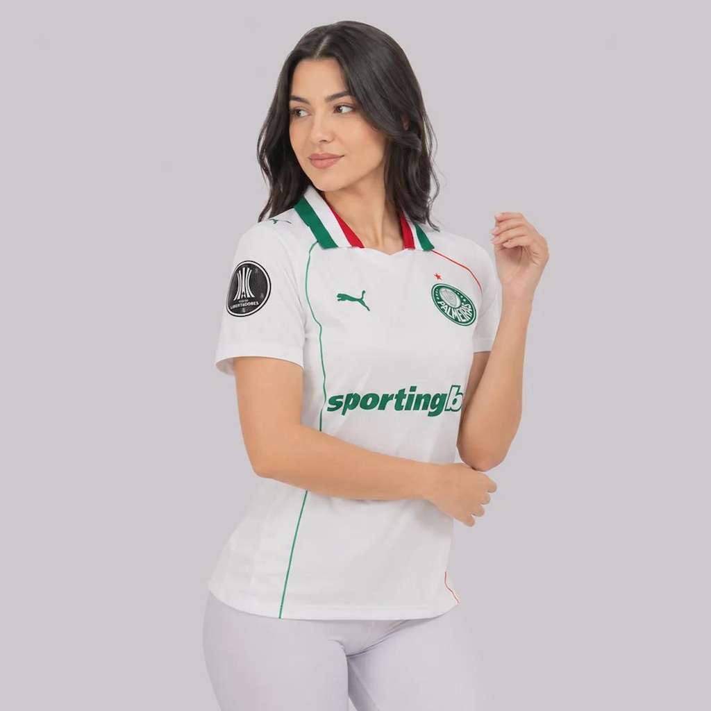 Imagem 2 do produto Camisa do Palmeiras II 26/27 Patch Libertadores Puma Feminina