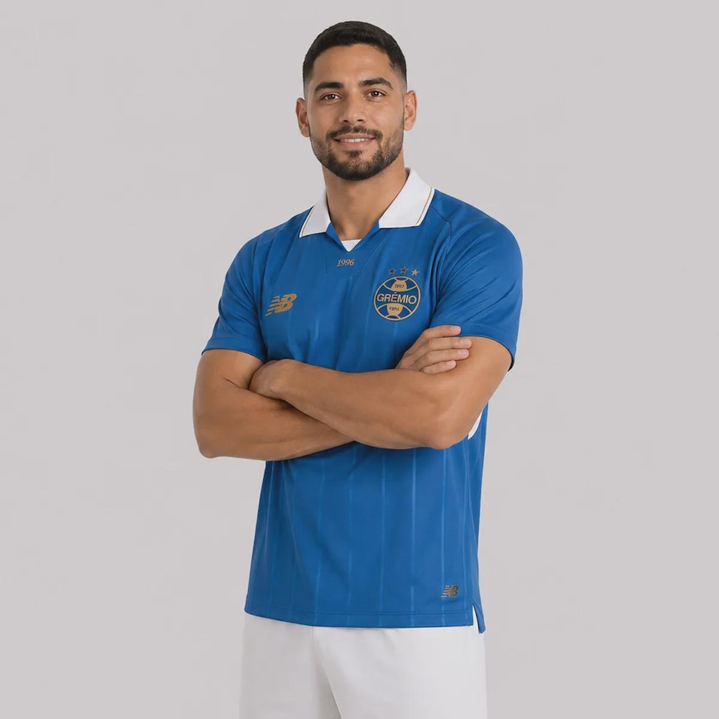 Imagem 2 do produto Camisa do Grêmio Comemorativa 26/27 New Balance Jogador Masculina
