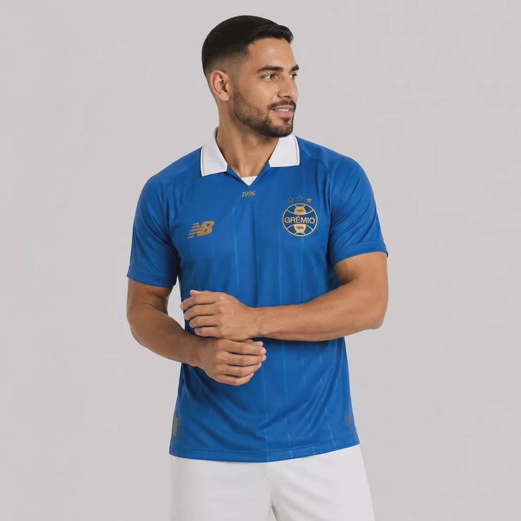 Imagem 3 do produto Camisa do Grêmio Comemorativa 26/27 New Balance Jogador Masculina