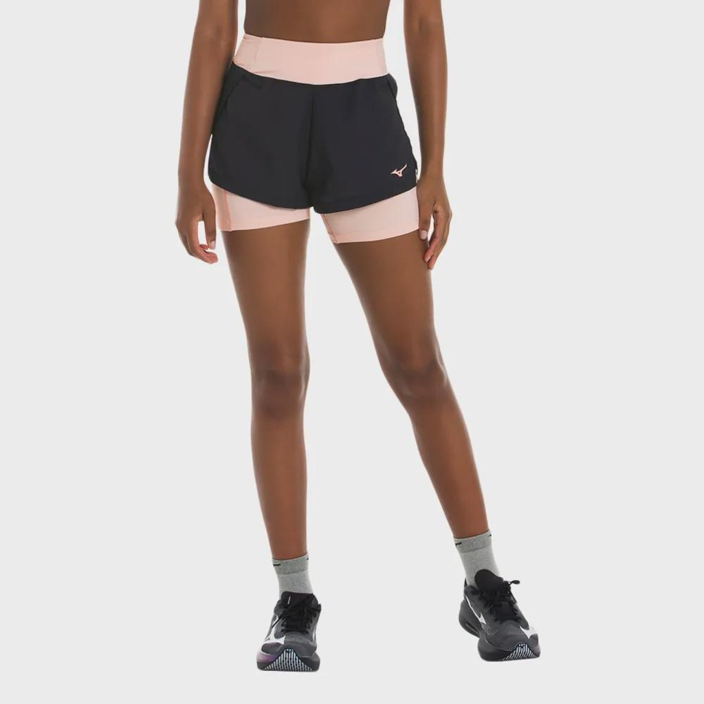 Imagem 2 do produto Short Mizuno 2x1 High Feminino